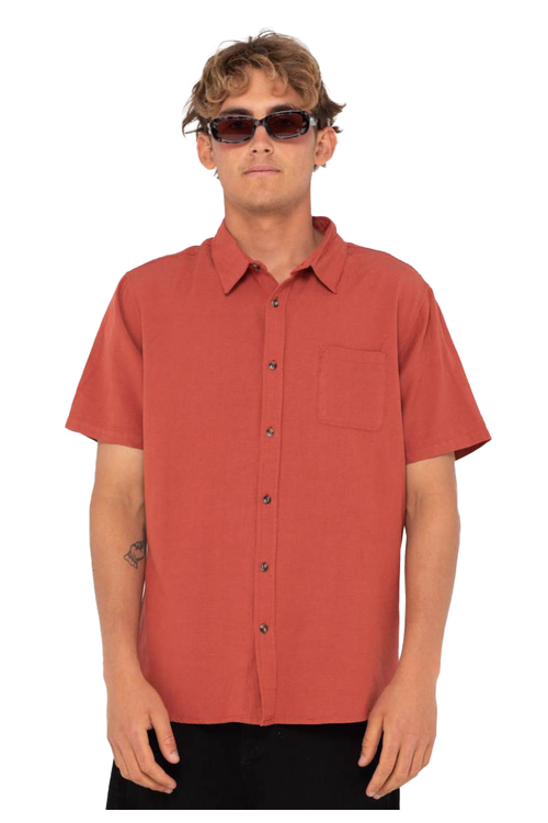 OVERTONE SS LINEN SHIRT