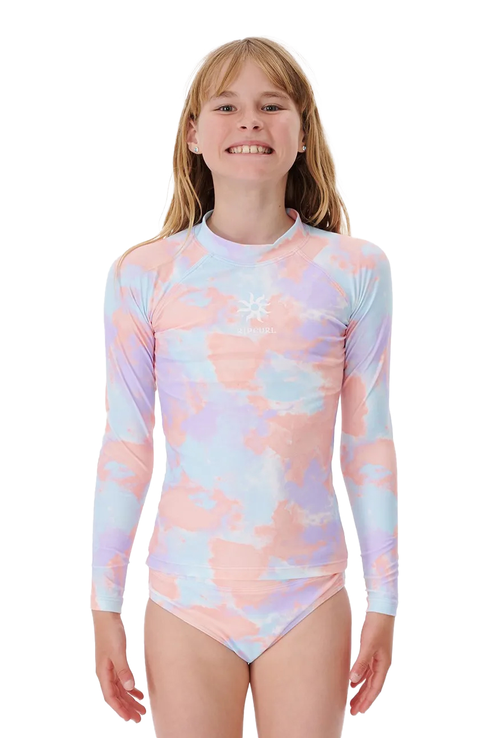 TIE DYE RASH VEST GIRL