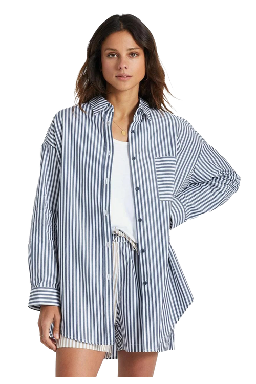 SIDNEY OVERSIZED LS WOVEN