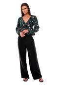VENICE FLORAL SHIFT LS TOP