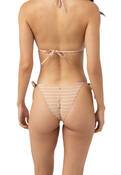 LOLA CHECK TIE SIDE HI CUT PANT