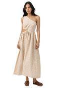 NAZERE PAISLEY 1 SHOULDER MAXI DRESS