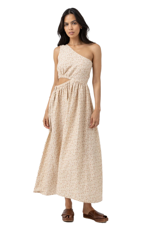 NAZERE PAISLEY 1 SHOULDER MAXI DRESS