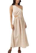 NAZERE PAISLEY 1 SHOULDER MAXI DRESS