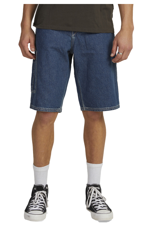 LABORED DENIM UTILITY SHORT
