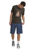 LABORED DENIM UTILITY SHORT