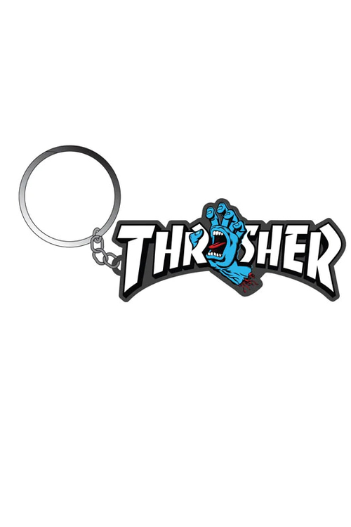 THRASHER SCREAMING HAND LOGO KEY CHAIN