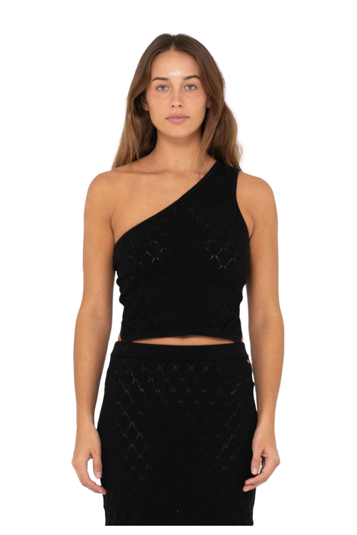 LEO ONE SHOULDER KNIT TOP