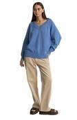 MOONSTONE OVERSIZED V-NECK