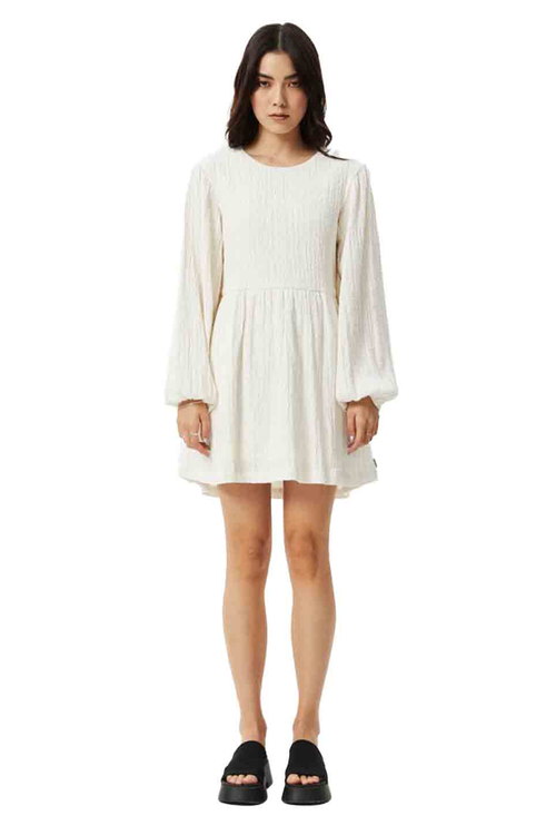 FOCUS SEERSUCKER MINI DRESS