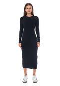MERINO LS RIB DRESS