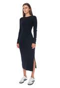 MERINO LS RIB DRESS