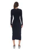 MERINO LS RIB DRESS