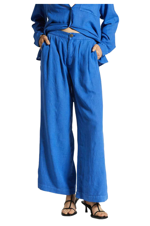 VINTAGE LINEN WIDE LEG PANT