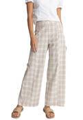 RUMI CHECK WIDE LEG PANT