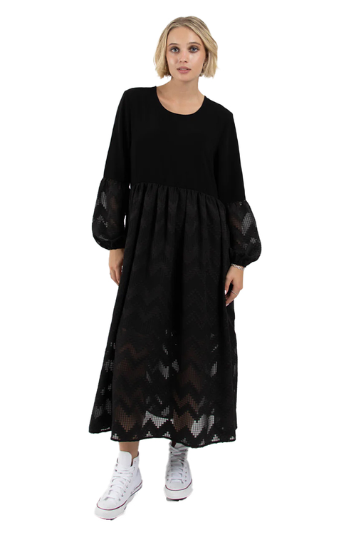 SHEER TIER DRESS