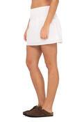 PALM SPRINGS SHIRRED MINI SKIRT