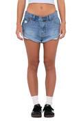 PHEONIX LOW RISE DENIM MINI SHORT