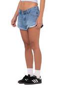 PHEONIX LOW RISE DENIM MINI SHORT