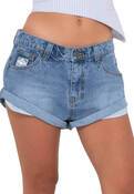 PHEONIX LOW RISE DENIM MINI SHORT