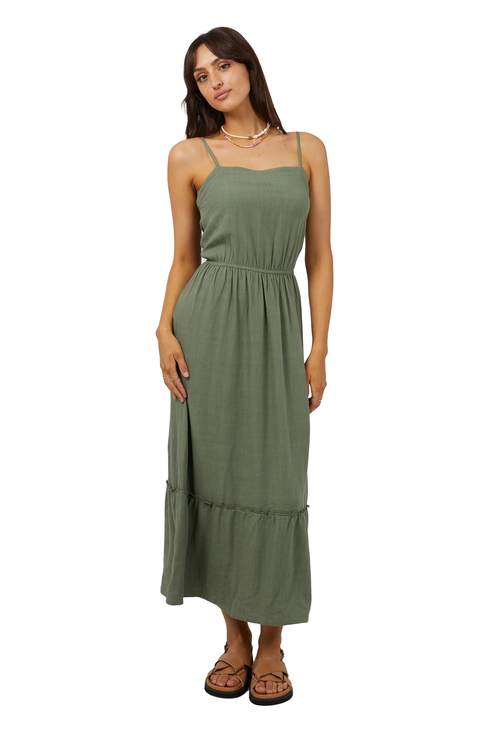  LUXE LINEN MAXI DRESS