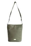 STRAPPED PU SHOULDER BAG