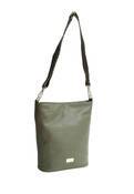 STRAPPED PU SHOULDER BAG