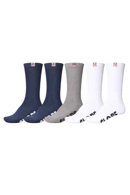WOVEN LOGO HI CREW SOCK