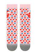 HEARTED CREW SOCK