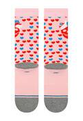 HEARTED CREW SOCK