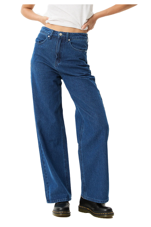 BELLA DENIM WIDE LEG BAGGY JEAN