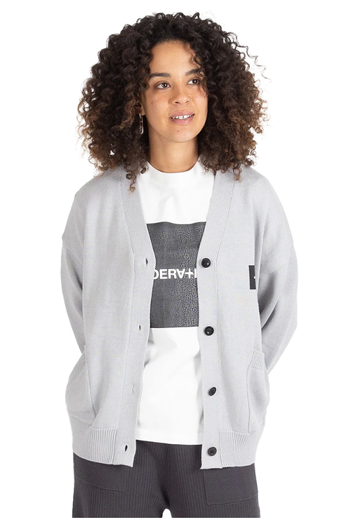 BADGE KNIT CARDI