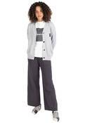 BADGE KNIT CARDI
