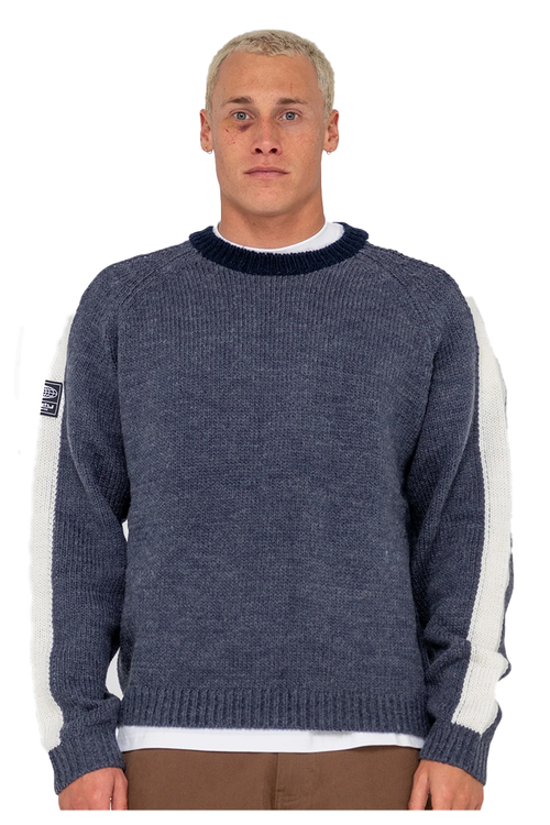 FISHERMANS BOXY KNITTED CREW