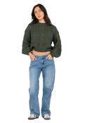 RUSTY FOLKTALE CROP CHUNKY KNIT
