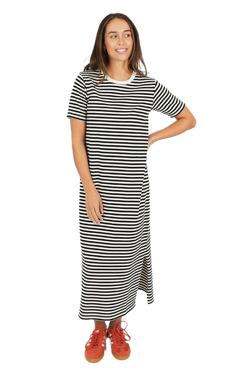 VOYAGE STRIPED DRESS