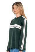 WHITE LINES LS CREW KNIT