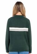 WHITE LINES LS CREW KNIT