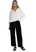 MUSE V-NECK COLLARED JUMPER