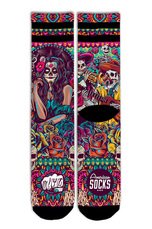 DIA DE LOS MUERTOS SOCK
