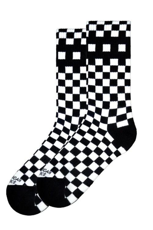 CHECKERBOARD SOCK