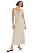 LOLA CHECK MAXI DRESS