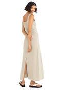 LOLA CHECK MAXI DRESS
