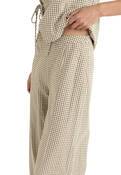 LOLA CHECK WIDE LEG PANT