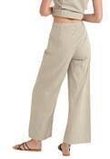 LOLA CHECK WIDE LEG PANT