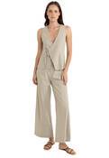 LOLA CHECK WIDE LEG PANT