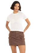 OJAI POINTELLE KNIT TOP