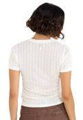 OJAI POINTELLE KNIT TOP
