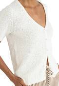 ADELE SHORT SLEEVE KNIT CARDIGAN