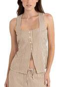 COVE STRIPE LONG VEST